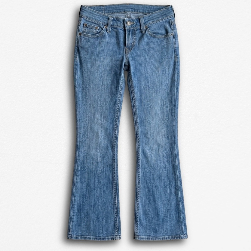 Levis 545 Womens Low Rise Bootcut Jeans Medium Wash Denim Size 2